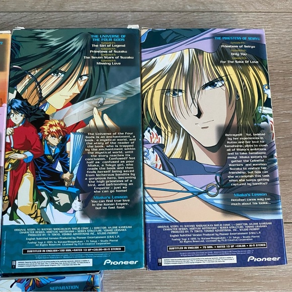 Vintage lot of 19 Anime VHS video tapes Bandai Gundam , Fushigi Yugi , Nazca - Picture 10 of 16